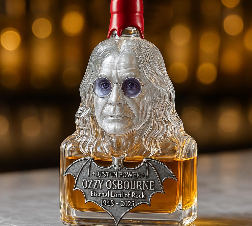 Pretvoren u vječnost u čaši — Whiskey čaša u čast Ozzy Osbourneu